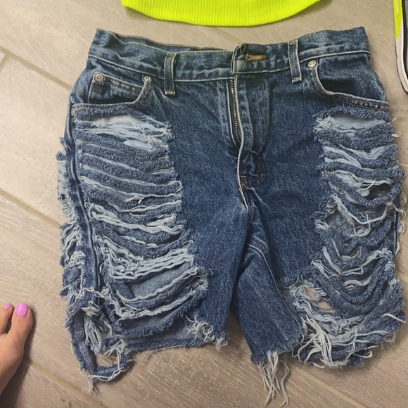 Coal n Terry OG Mad Blue cut off shorts! - Picture 2 of 3